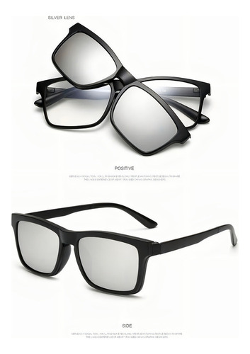 5 En 1 Hawkers Sol Para Hombre Gafas Polarizadas Magnéticas