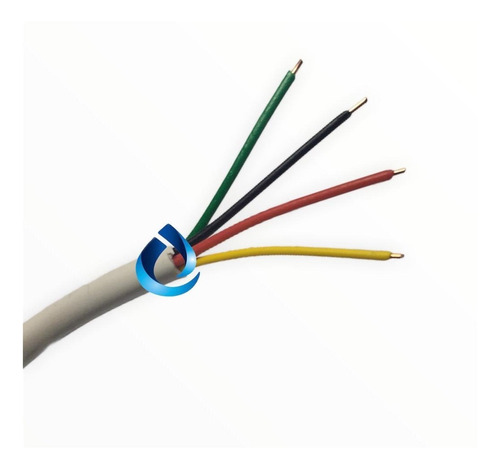 Pack 5 Metros Cable Multipar Telefonico 24awg 4 Conductores 