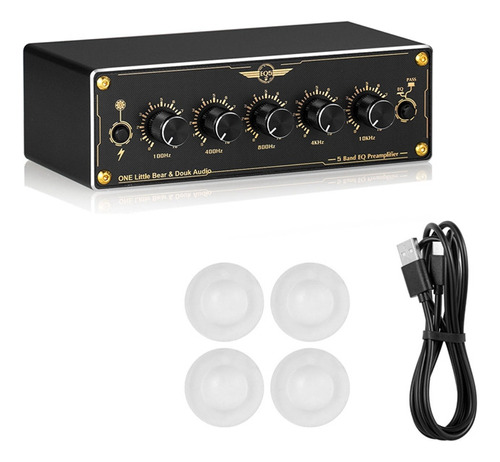 Ecualizador De Audio Eq5 Con Preamplificador Analógico De 2.