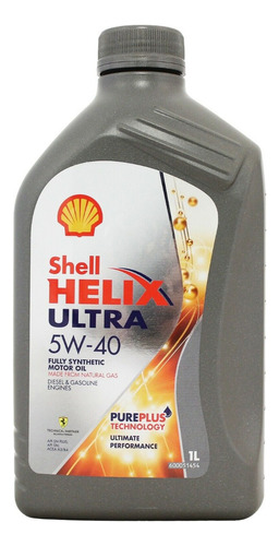 1 Litro Shell Ultra 5w40 Profesional Eu 1 Sello Solo Tapa