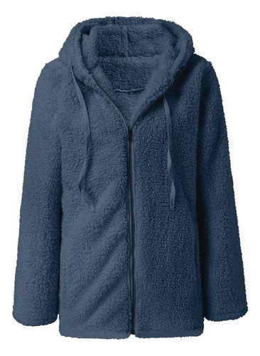 Sudadera Con Capucha De Forro Polar Talla Grande Para Mujer