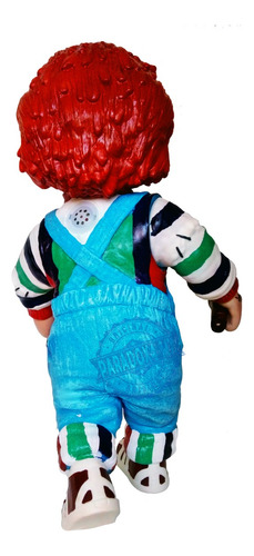 Figura Articulada Diabolica De Chucky Con Sonido Y Cuchillo (Usado)