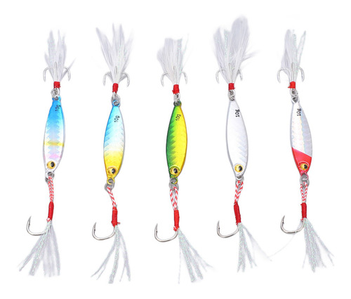 Jig Fishing Cebo 5 Piezas 10 G Señuelo Metal S Señuelo Artif