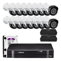 Comprar Kit 16 Câmeras Ip Intelbras Nvd 1416 Câmeras Vip 1230 Onvif