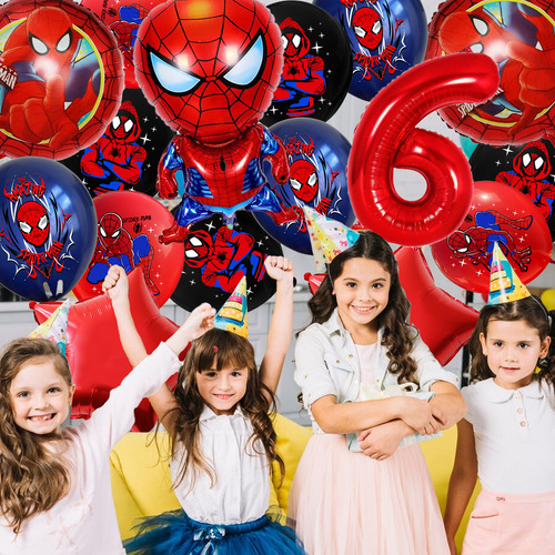 Globos Numero 6 Años Decoración Globos Cumpleaños Para Niñas Bordó