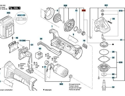 Motor Para Amoladora A Batería Gws 18 V-li Bosch