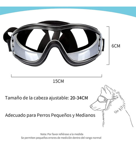Lentes Gafas De Sol Para Mascota Con Protección Uv De Estilo