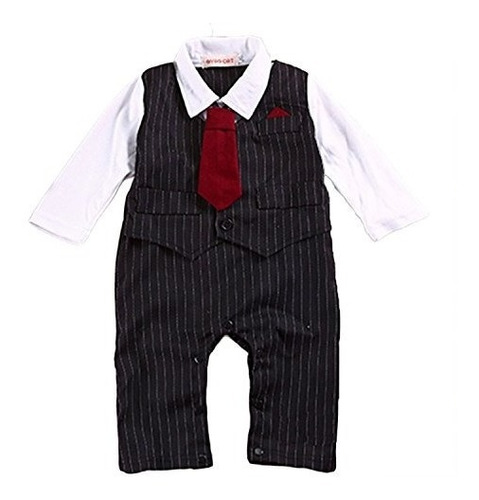 Egelexy Baby Boy Fiesta Formal Boda Esmoquin Chaleco Traje