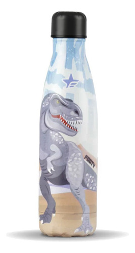 Botella Termica Acero Footy 500ml Escuela Nene Dinosaurio C