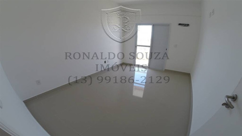 Imagem 10 de 30 de Praia Grande - Ocian - Linda Cobertura Duplex- 3 Dormitórios - 2 Salas - Salão De Festas - Vista Para O Mar - Rs60