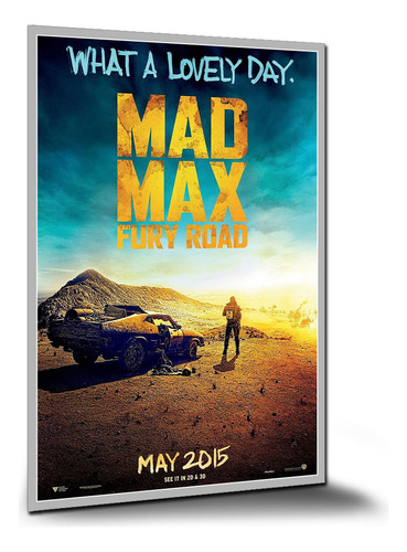 Pôster Filme Cinema Mad Max Mel Gibson  Pôsteres Placa A0 B