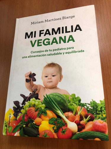 Libro Mi Familia Vegana - Tapa Dura - Como Nuevo - Oferta