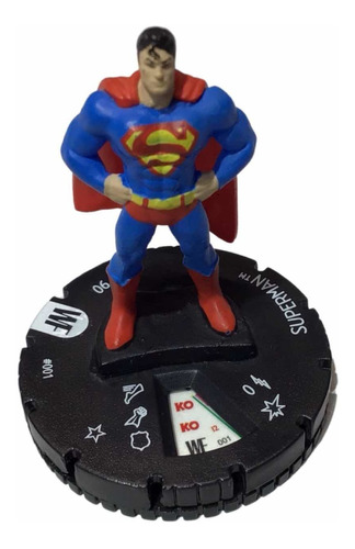 Heroclix Superman #90 Dc Comics Figura Miniatura Con Carta