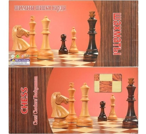 Tablero De Ajedrez 3 En 1 Chess