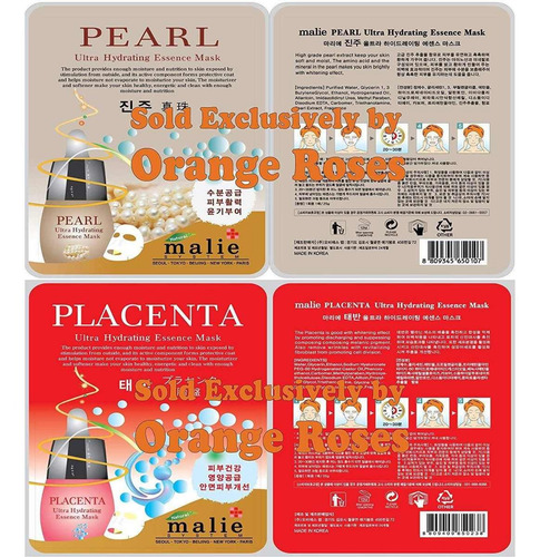 100 Piezas Hidratante Hojas Máscara Essence Ultra Coreanos (
