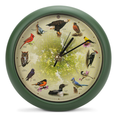 Reloj De Pared Con Diseño De Pájaro Cantante Edición Limitad