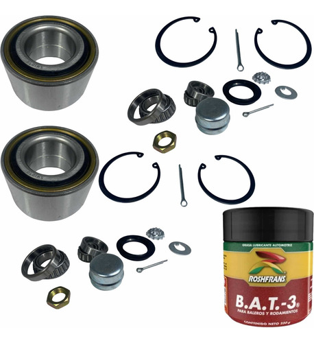 2 Baleros Delantero 4 Traseros 2 Reten Chevy Pick Up 96-12