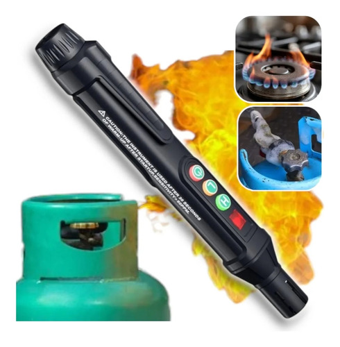 Lapiz Detector Fugas De Gas Portatil Audio-visual Alarma