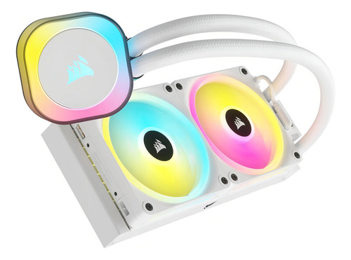 Corsair Icue Link H100i Rgb Aio Enfriamiento Líquido Blanco