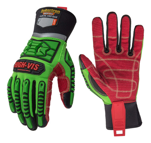 Seibertron High-vis Wpc5 Nivel 5 Guantes De Seguridad Resist