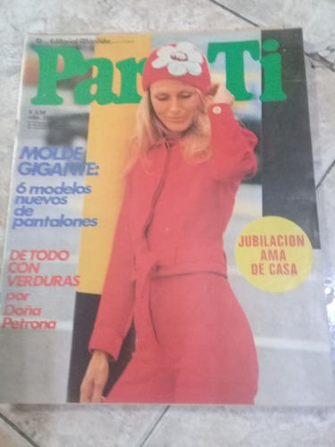 Revista **para Ti**, ,año 51 Nº 2652, 7 De Mayo De 1973