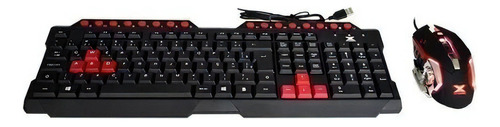 Kit de teclado e mouse gamer Vinik VGC-01V