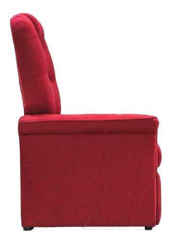 Sillon Reclinable Poltrona Tela Chenille Individual Volcable