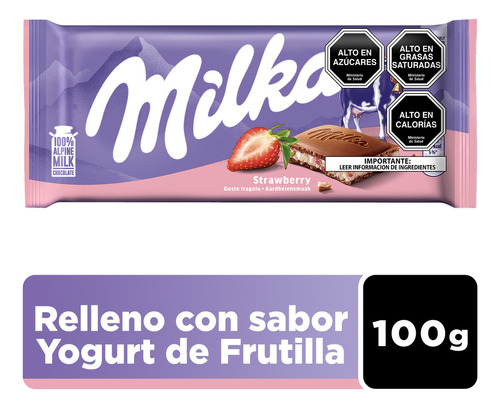Chocolate Milka® Barra De Chocolate Recheada Com Iogurte De