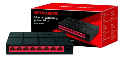 Switch Mercusys Gigabit Ethernet Ms108g 8puertos 100/1000mbp