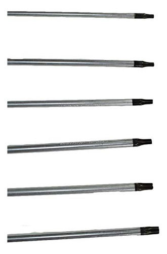 Extra Long Torx Star Screwdriver Set T10 - T30 Screwdrivers