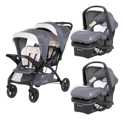 Baby Trend Sit N Stand Cochecito Doble Y Ez-lift Plus Asient