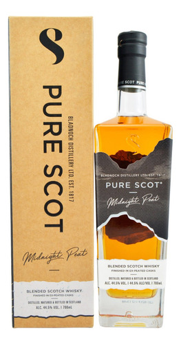 Whisky Pure Scot Midnight Peat 700ml Blended Scotch Premium