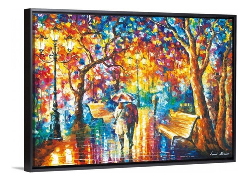 Cuadros Canvas Arte De Leonid Afremov | 90x140 Color Rain Vs Love