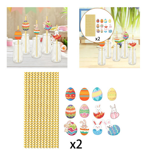 24 Pajitas Decorativas Para Fiestas, Fiestas, Cumpleaños,