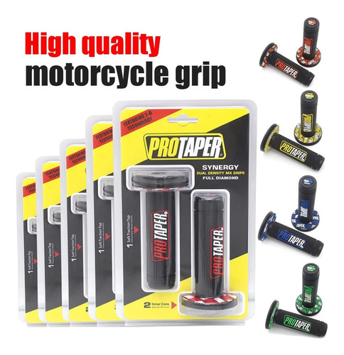 Imagen 4 de 5 de Puños Moto Enduro Cross Varios Colores Manopla Puño Promo