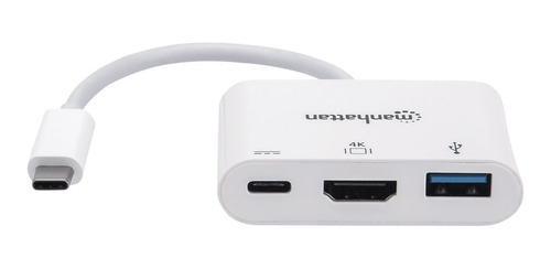 Manhattan Convertidor Multipuerto Usb-c Hdmi - Phone Store