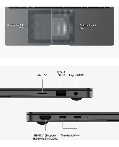 Samsung Galaxy Book5 Pro 16 3k Amoled Touch I7 32gb 1tb Ssd (Usado)