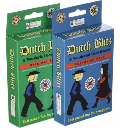 Mz Juego De Cartas Dutch Blitz, Combinación Original Y