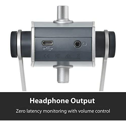 Micrófono Condensador Usb-c Con Cuatro Cápsulas Y Modo Multi