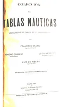 Comprar Coleccion De Tablas Nauticas Segunda Edicion Estereotipada