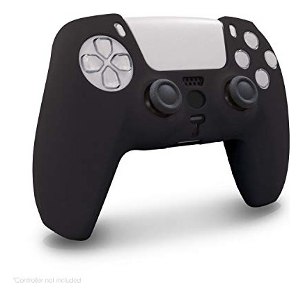 Pack Silicone Skin Negro Para Controlador Ps5 Dualsense