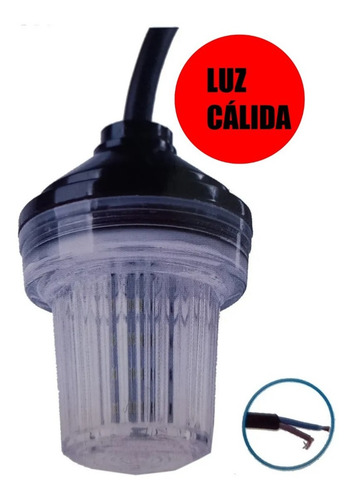 Imagen 2 de 5 de Bombillo Strober Flasher Blanco Para Navidad