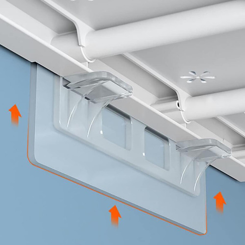 Soporte De Estante Sin Perforaciones, Clips Autoadhesivos Tr