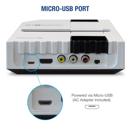 Hyperkin Retron 1 Hd Gaming Console Para Nes (blanco)