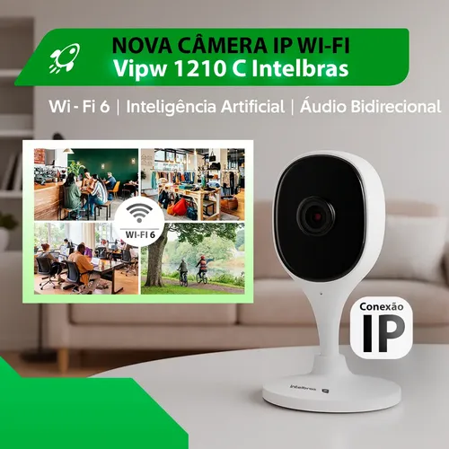 Câmera IP Wi-Fi Profissional Intelbras VIPW 1210 C