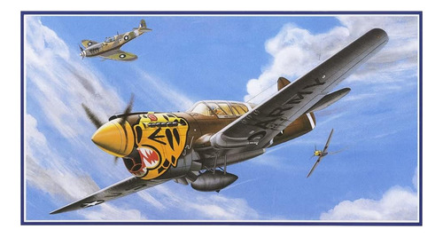 Avion A Escala P-40e Warhawk 1:48