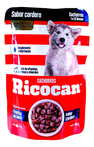 Ricocan Trocitos En Salsa - Cordero 100 G