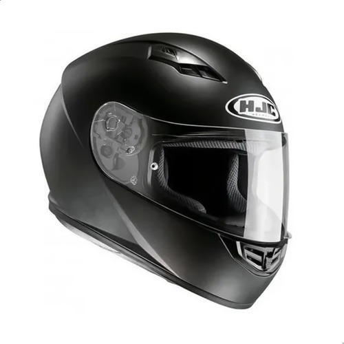 Casco Integral Moto Hjc Cs-15 Solid Negro Mate Um