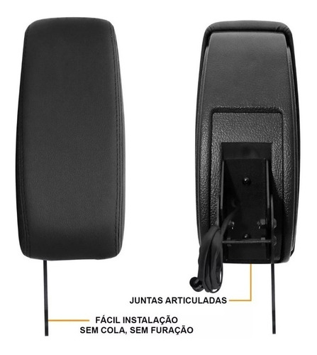 Encosto Descansa Braço Apoio Usb Siena 2008 2009 2010 11 12