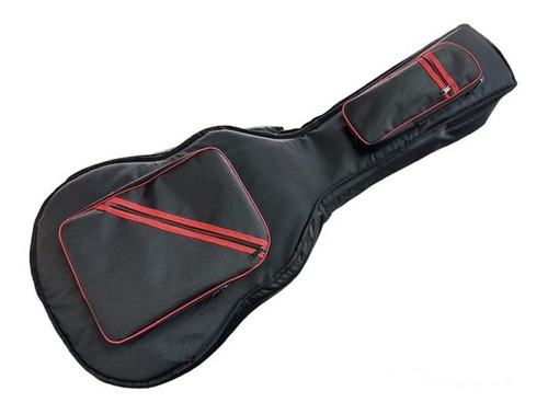 Funda  Semirrigida  Para Guitarra De 12 O 6 Cuerdas Jumbo